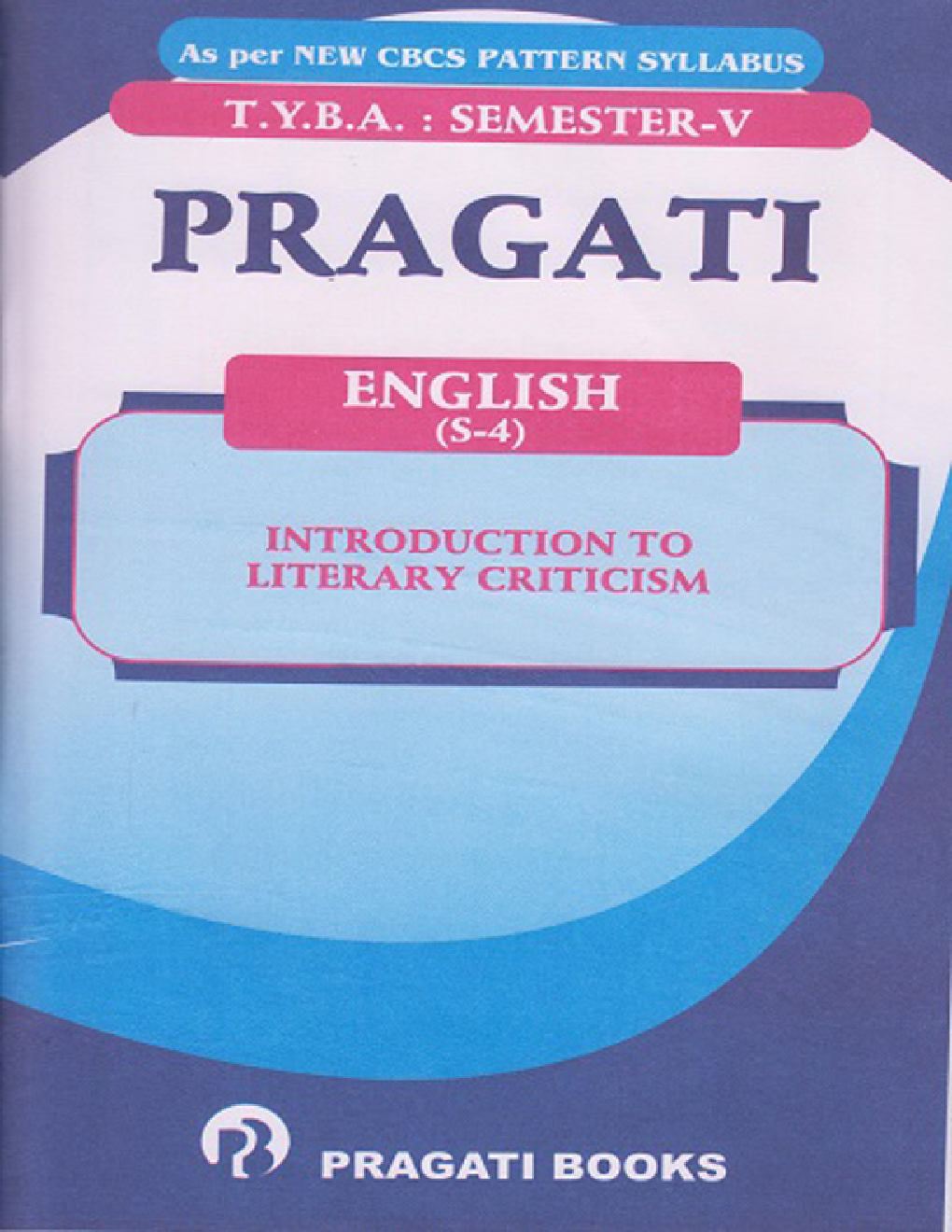 Pragati Introduction To Literary Criticism (English S4) - Page 1