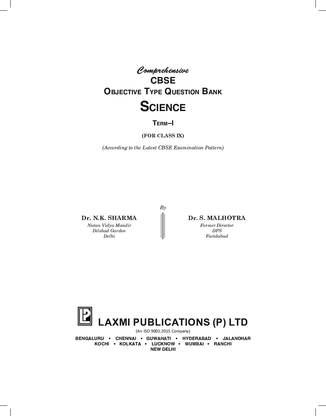 Comprehensive CBSE Objective Type Question Bank Science IX (Term-I) - Page 3