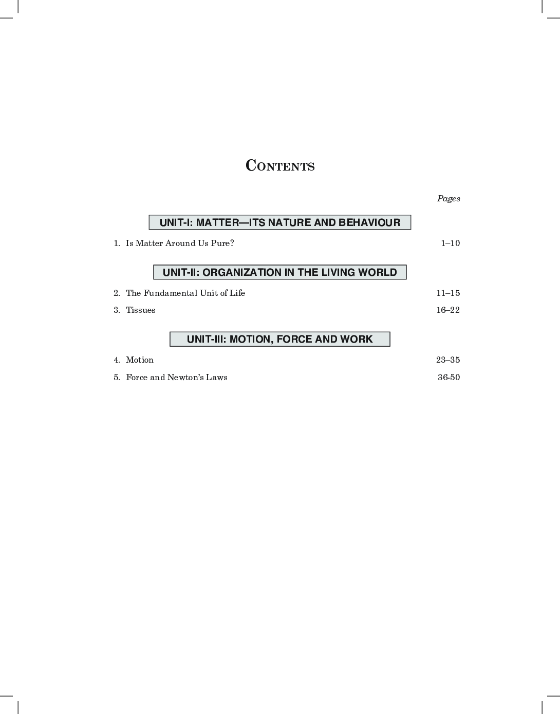 Comprehensive CBSE Objective Type Question Bank Science IX (Term-I) - Page 5