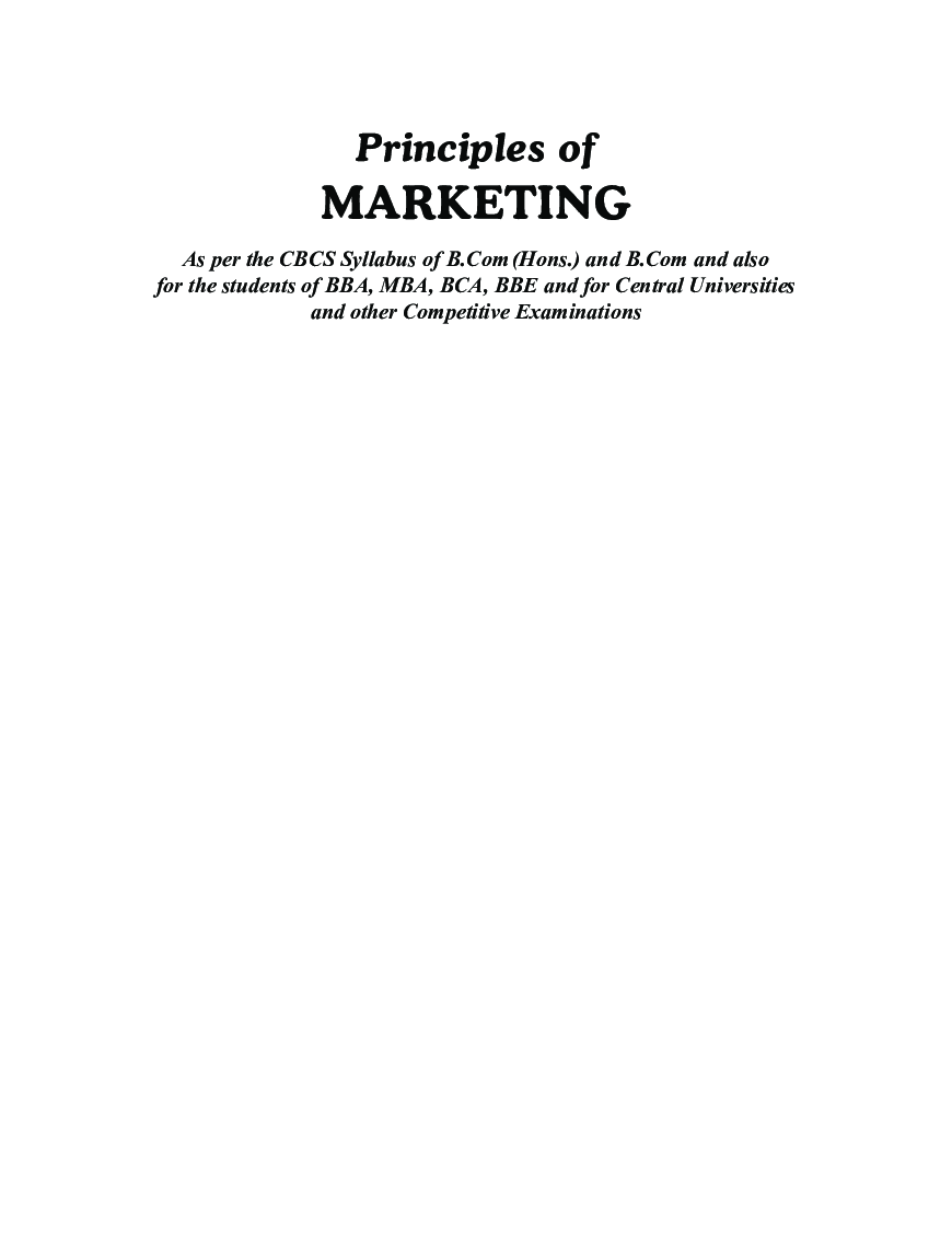 Principles Of Marketing - Page 3