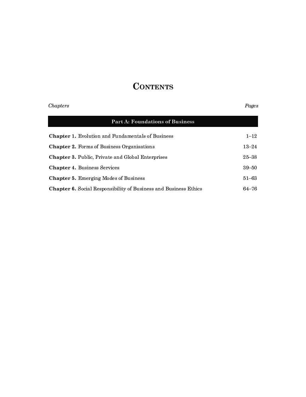 Comprehensive CBSE Objective Type Question Bank Business Studies XI (Term-I) - Page 5