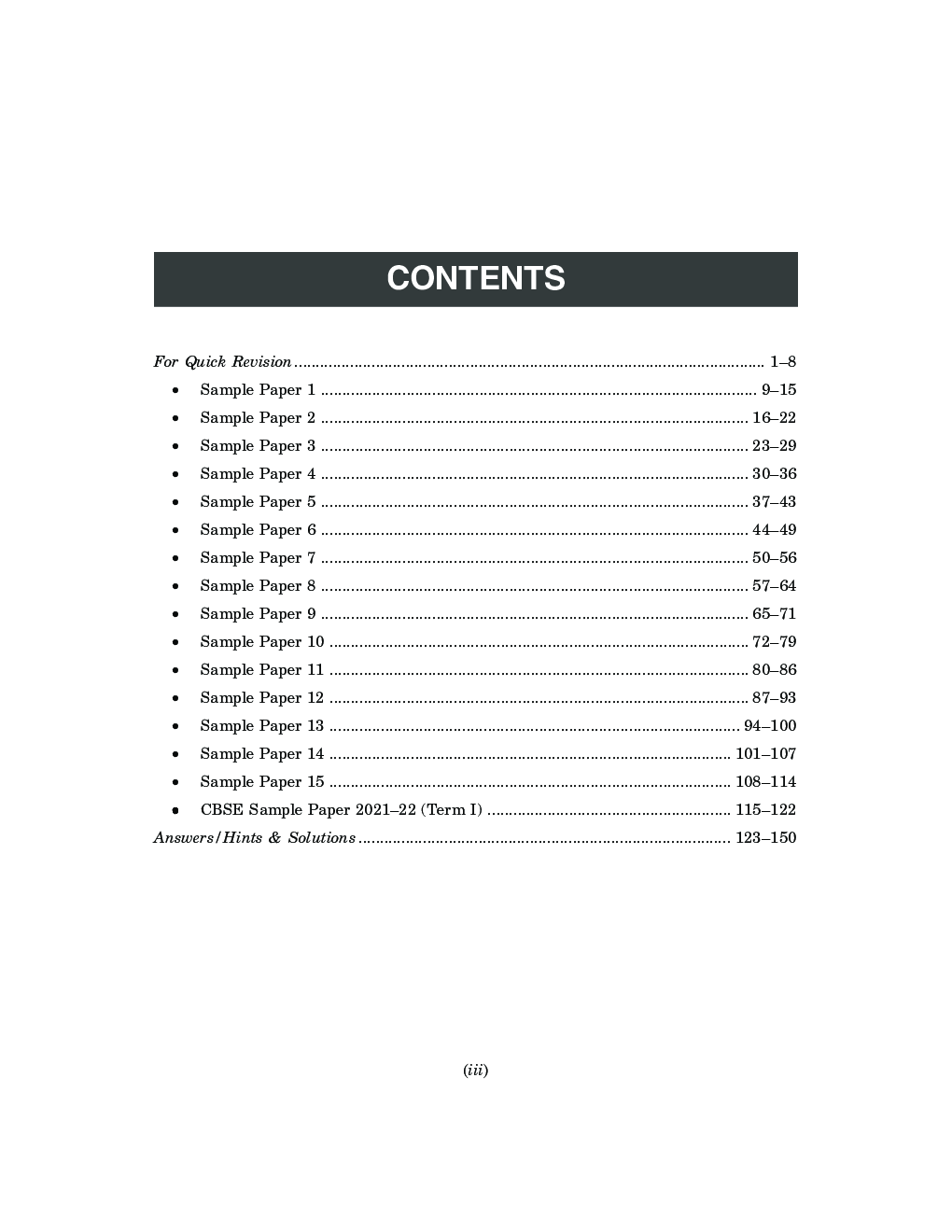 Comprehensive Sample Papers Chemistry XII (Term-I) - Page 5