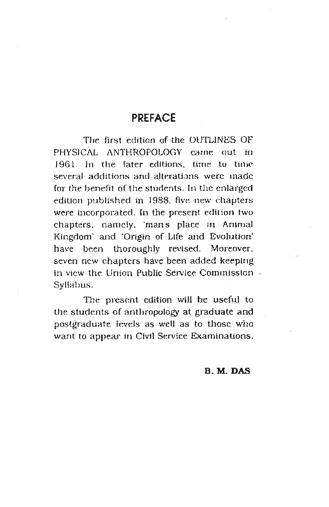 Outlines Of Physical Anthropology - Page 4