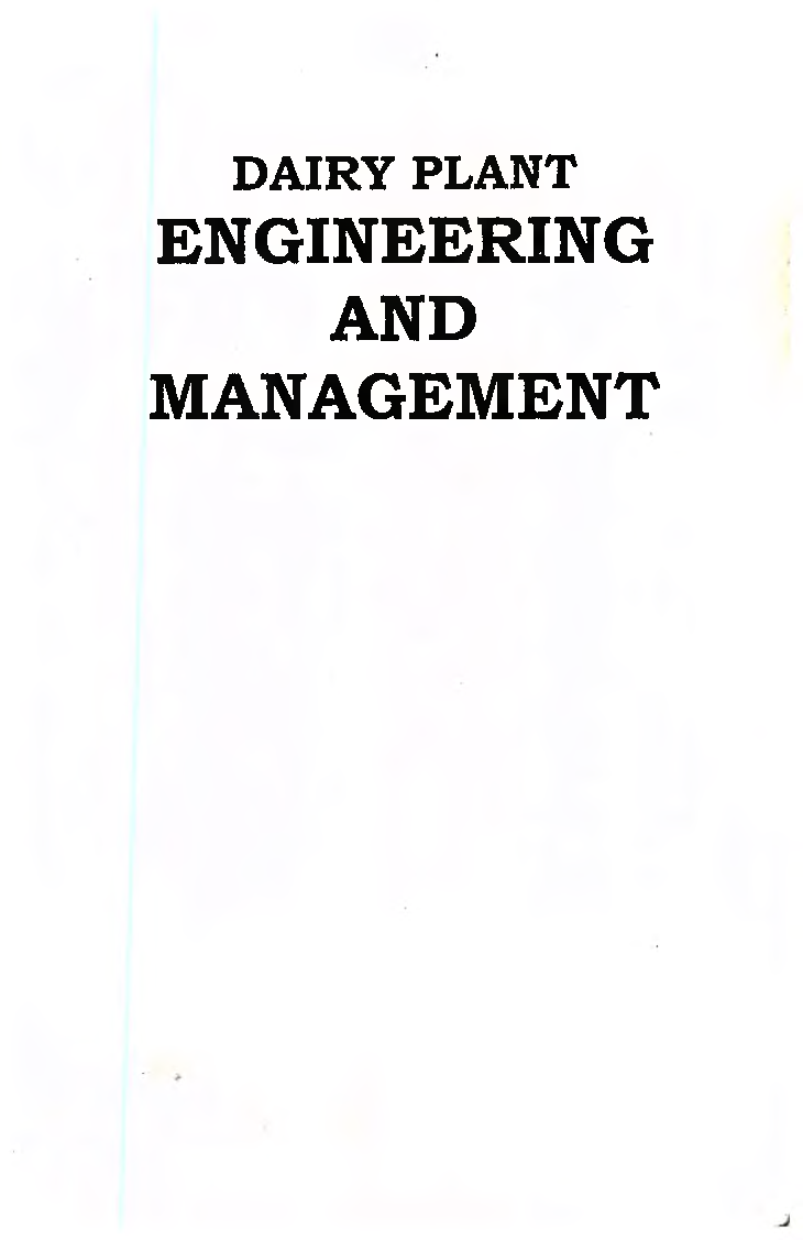 Dairy Plant Engineering And management - Page 2