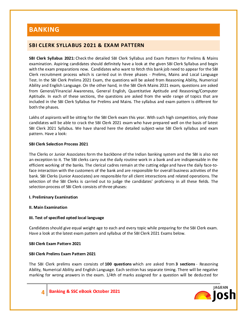 Banking & SSC October 2021 E-Book - Page 4