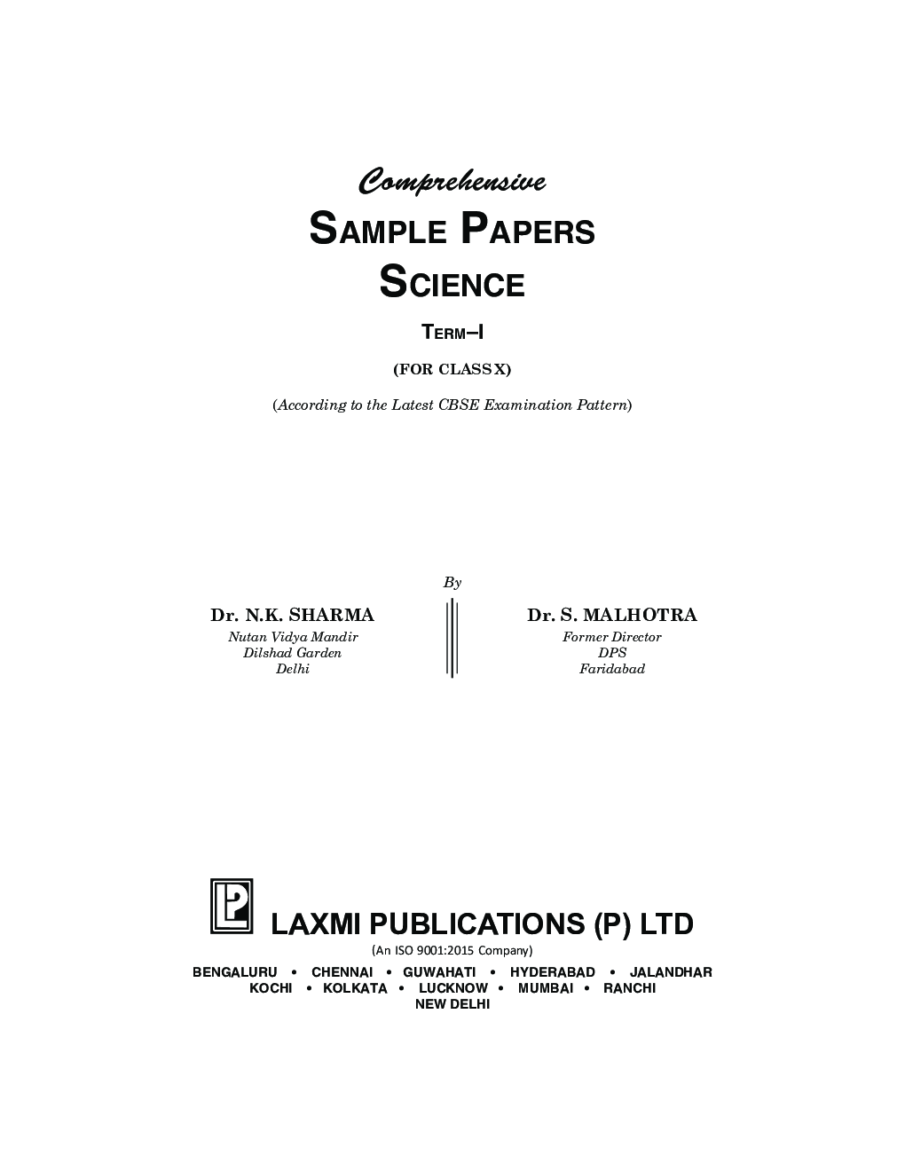 Comprehensive Sample Papers  Science (Term-I) For Class-10 - Page 5