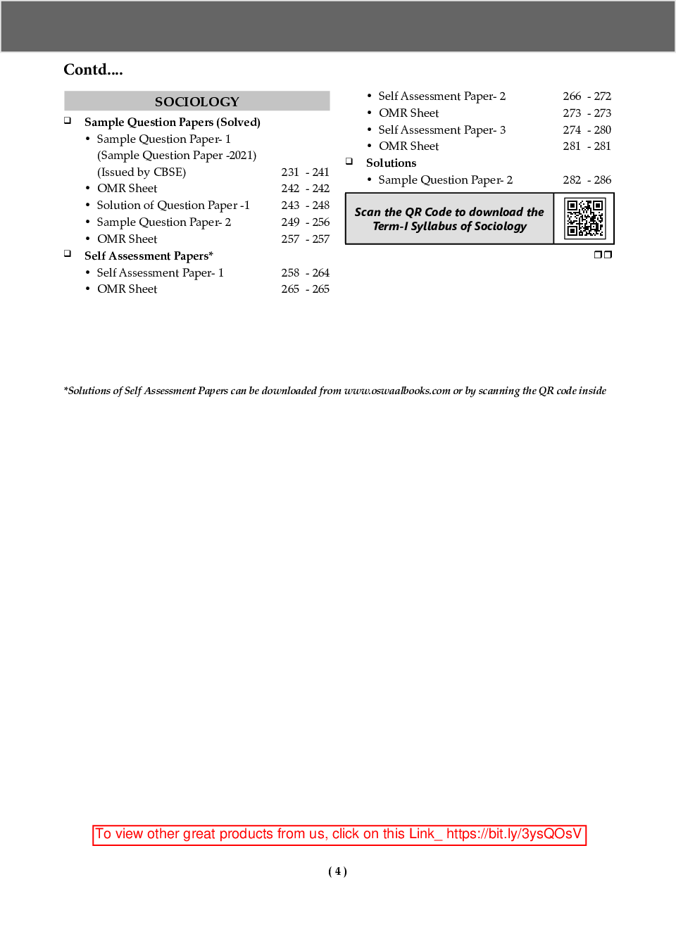 Download Oswaal CBSE Sample Question Paper For Class 12 Humanities Book