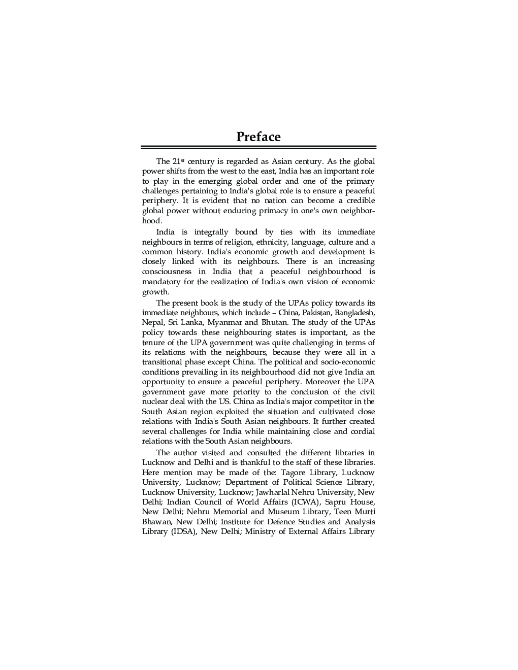 India’s Neighbourhood Policy 2004 - 2009 - Page 5