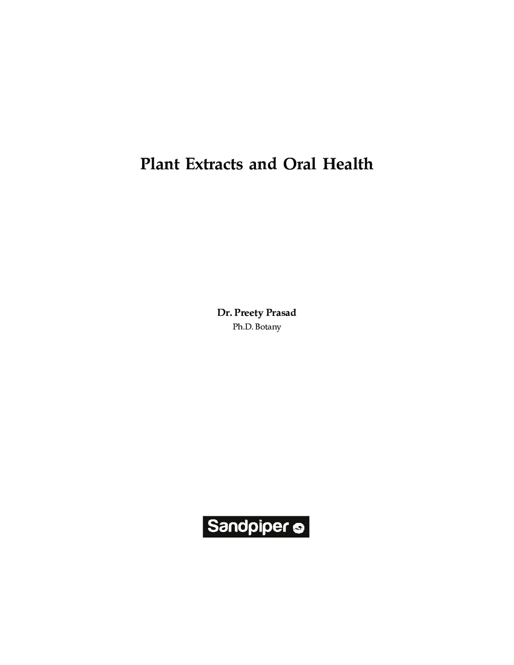 Plant Extracts and Oral Health - Page 3
