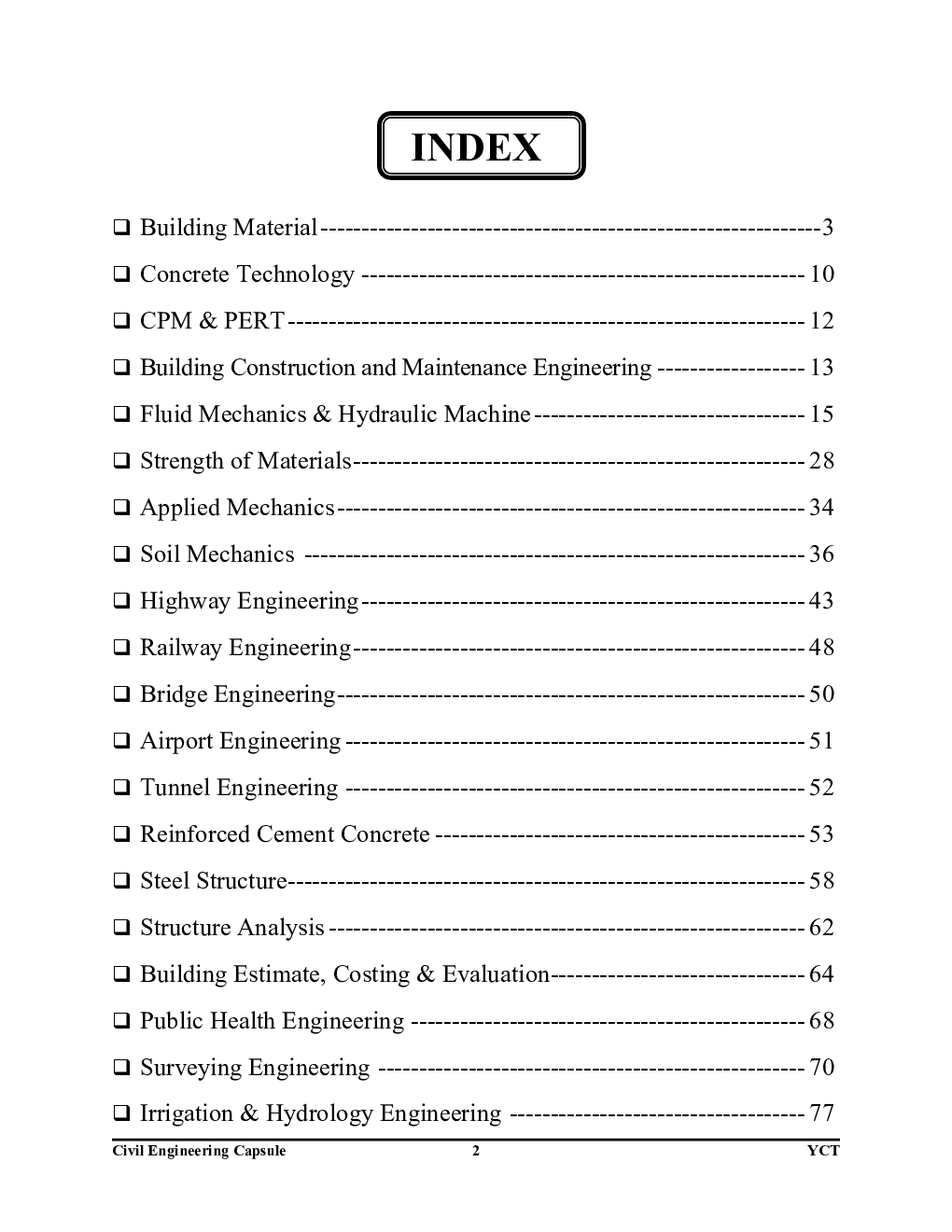 Civil Engineering Capsule For All Competitive AE/JE Exam - Page 3