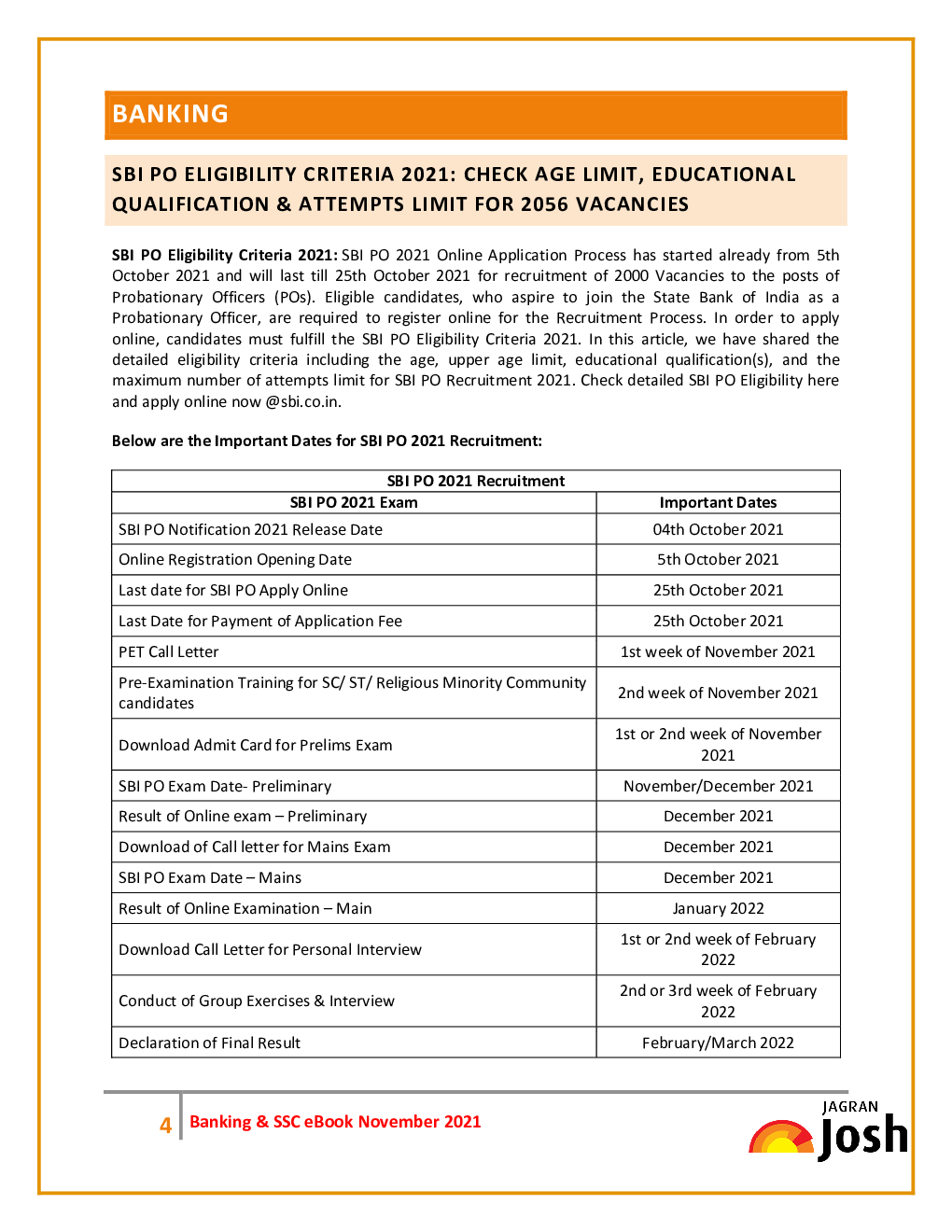 Banking & SSC November 2021 E-Book - Page 4