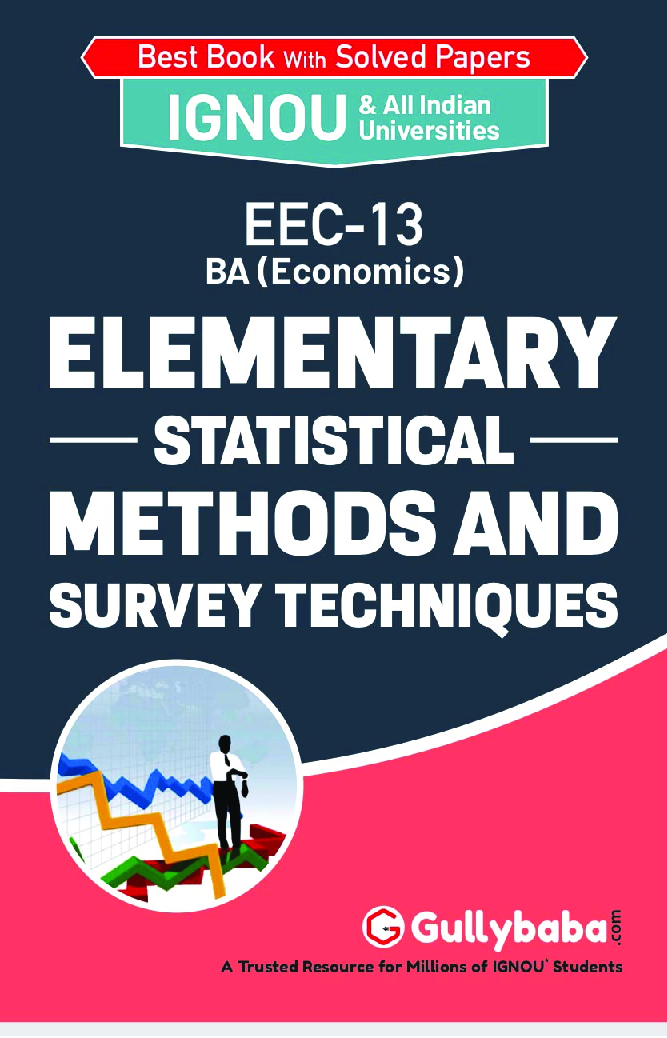 EEC-13 Elementry Statistical Methods and Survey Techniques - Page 1