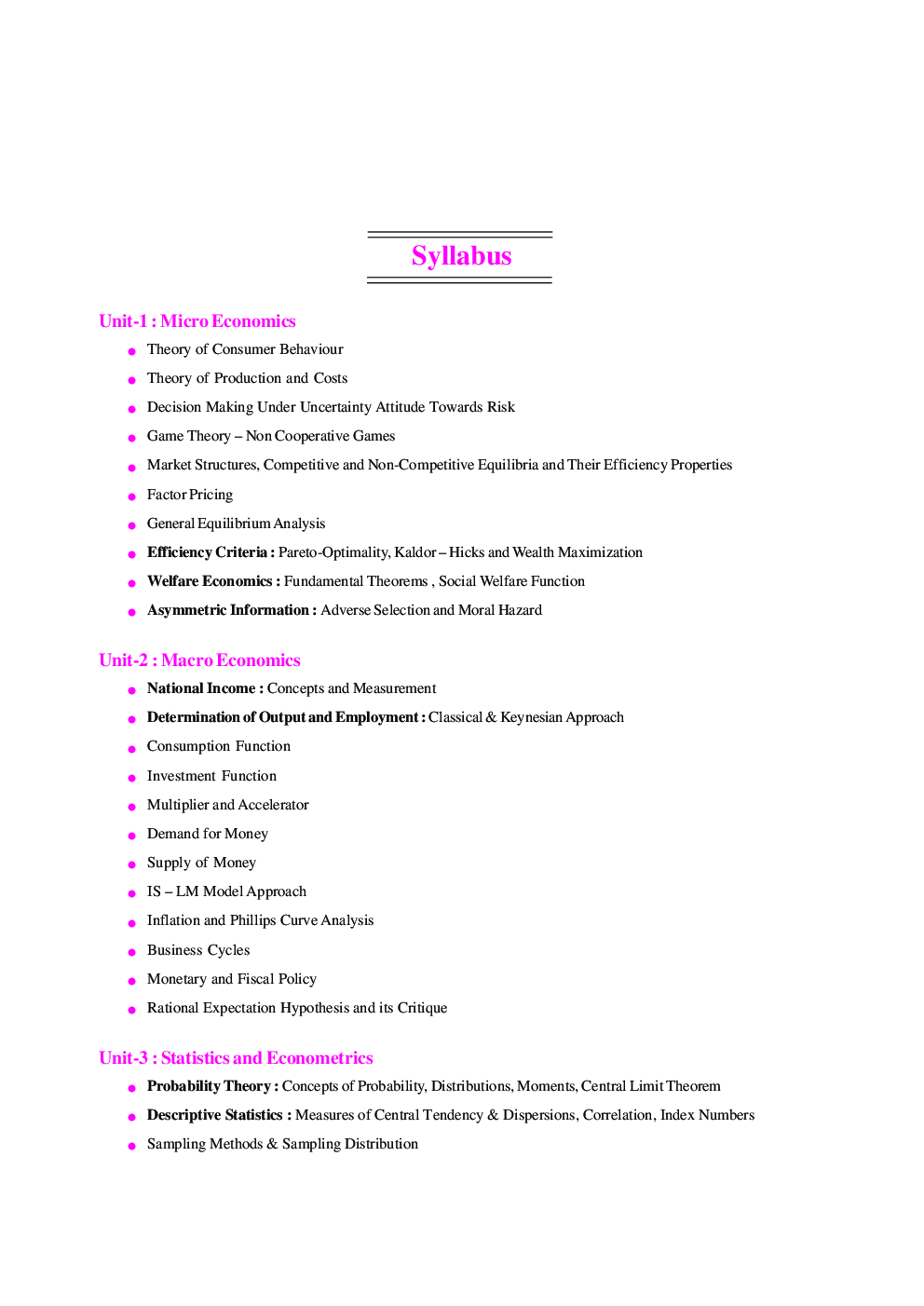 Practice Sets UGC NET/JRF/SET Economics (Paper-II) - Page 5