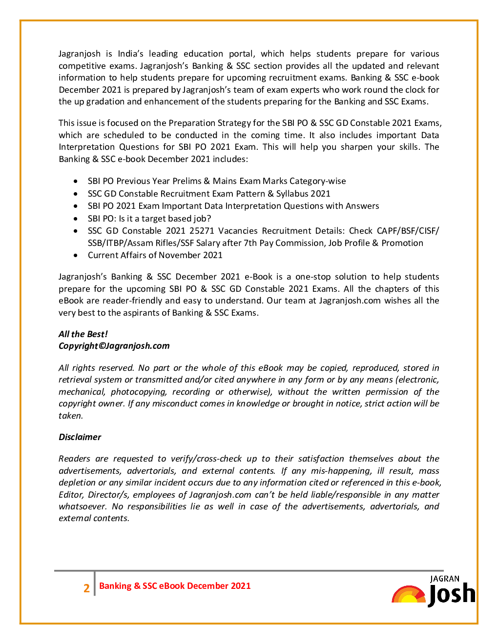 Banking & SSC December 2021 E-Book - Page 2