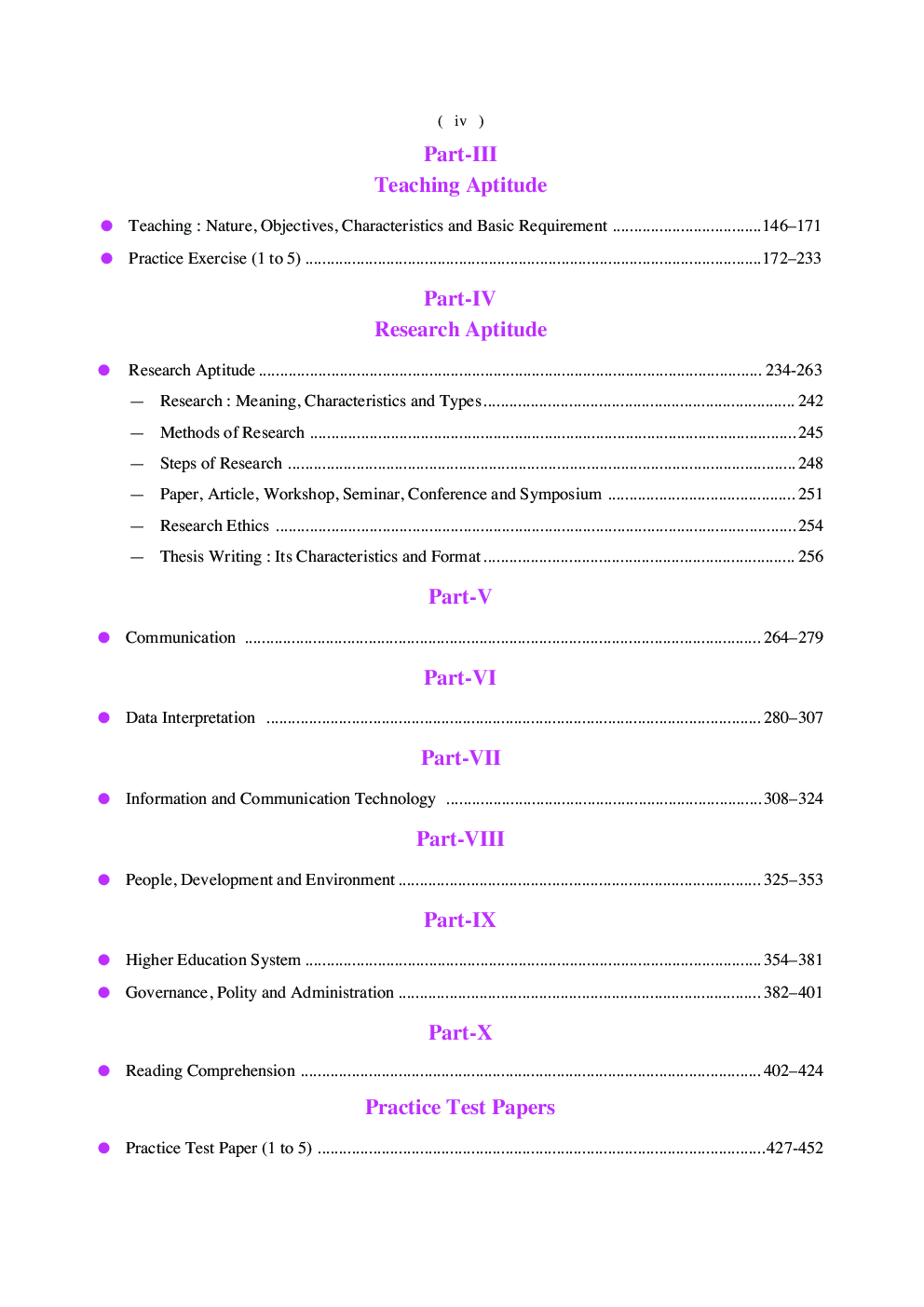 UGC-NET/JRF/SET Teaching & Research Aptitude (General Paper-I) (Including Practice Test Paper) - Page 5