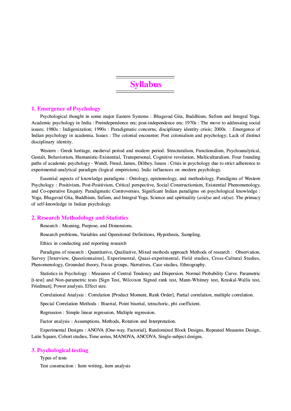 Practice Sets UGC NET/JRF/SET Psychology (Paper-II) - Page 5