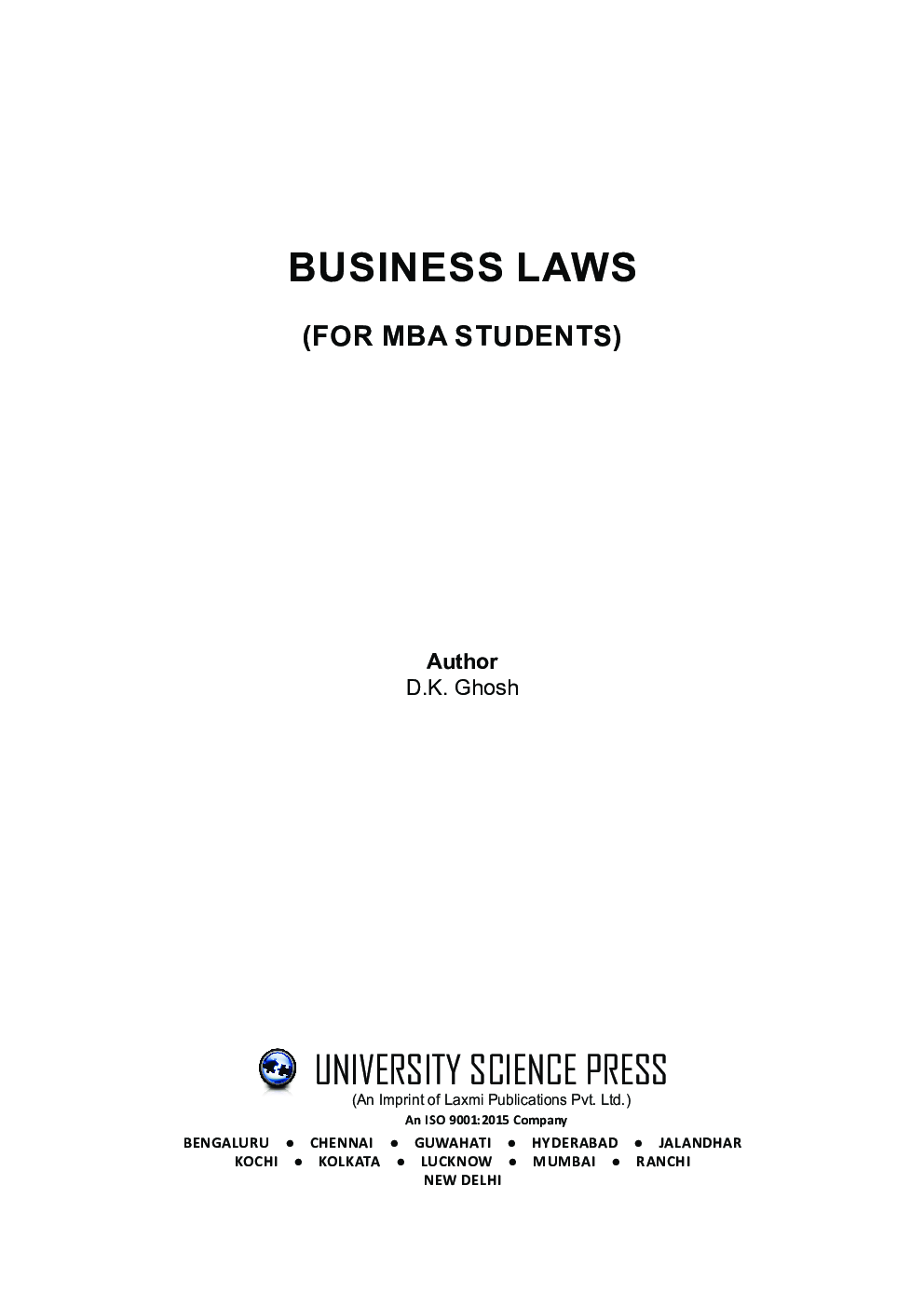 Business Laws (For MBA Students) - Page 3