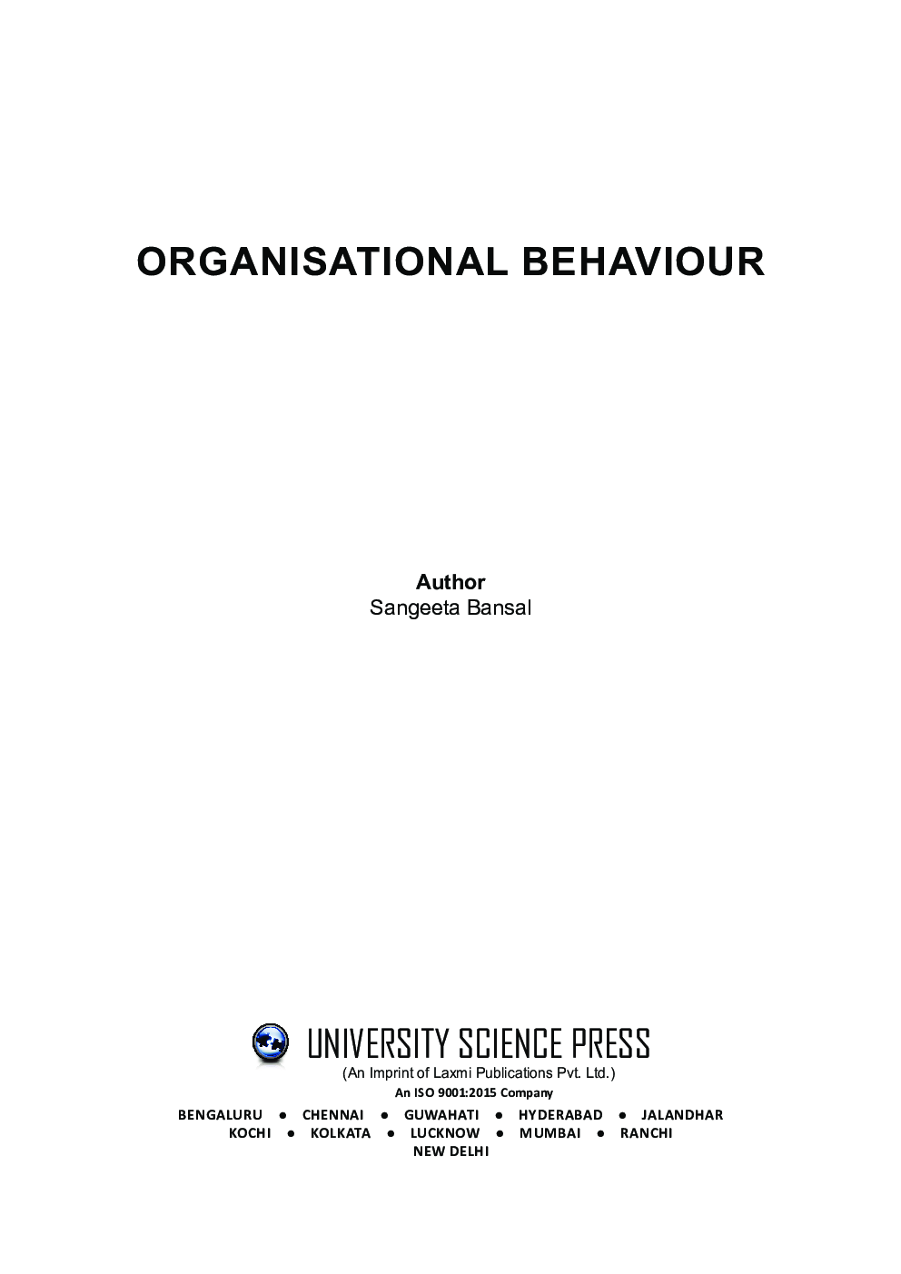 Organisational Behavior - Page 3