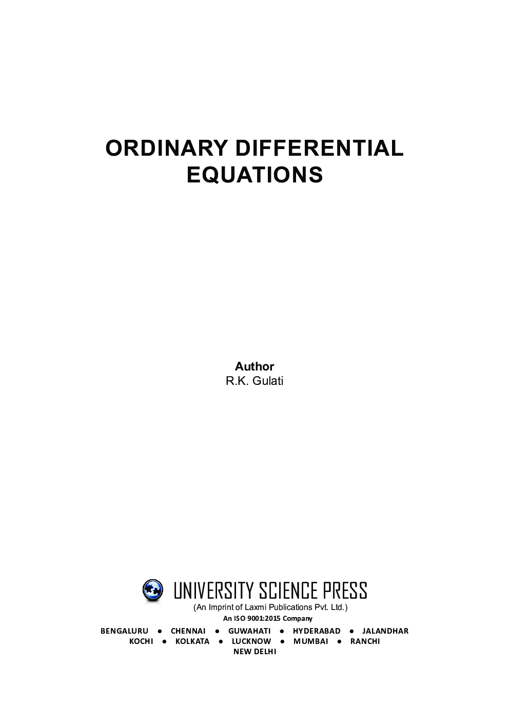 Ordinary Differential Equations - Page 3