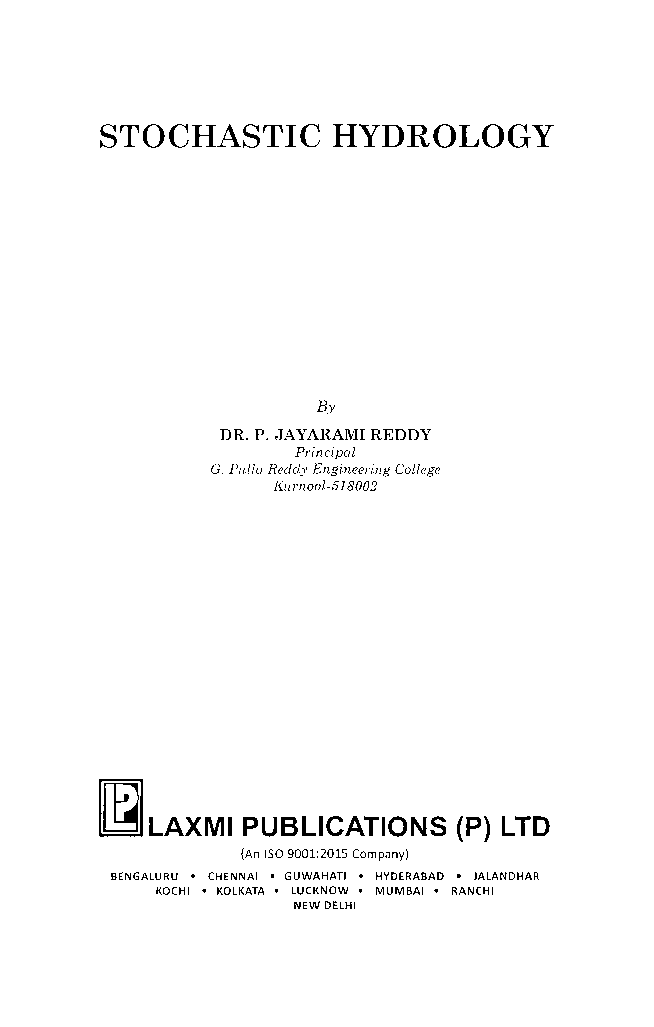 Stochastic Hydrology - Page 4