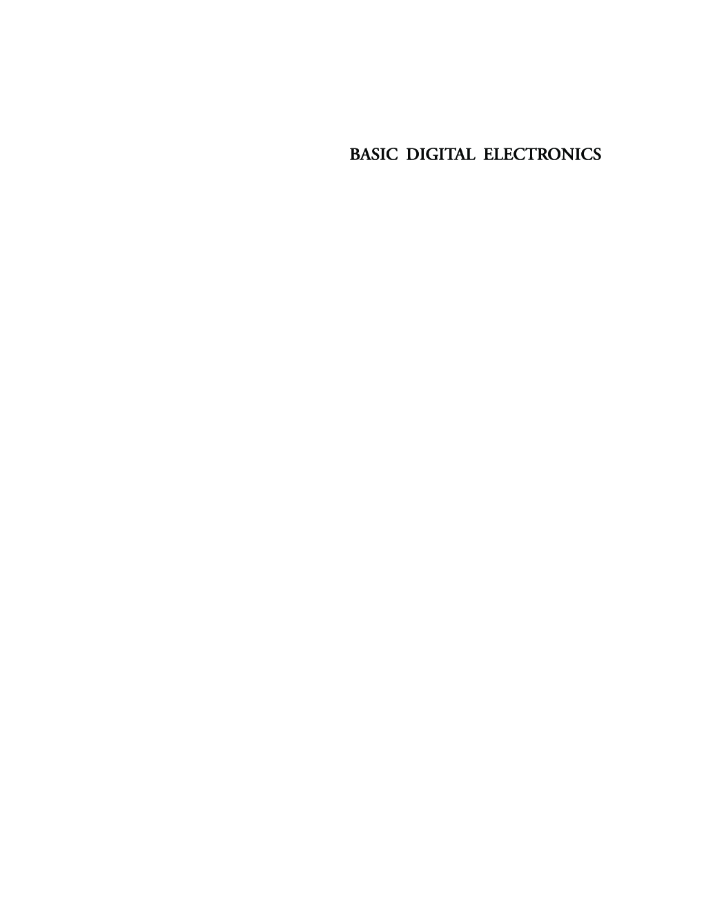 Basic Digital Electronics - Page 3