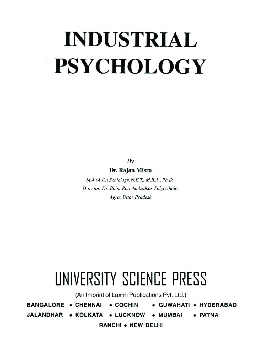 Industrial Psychology - Page 5