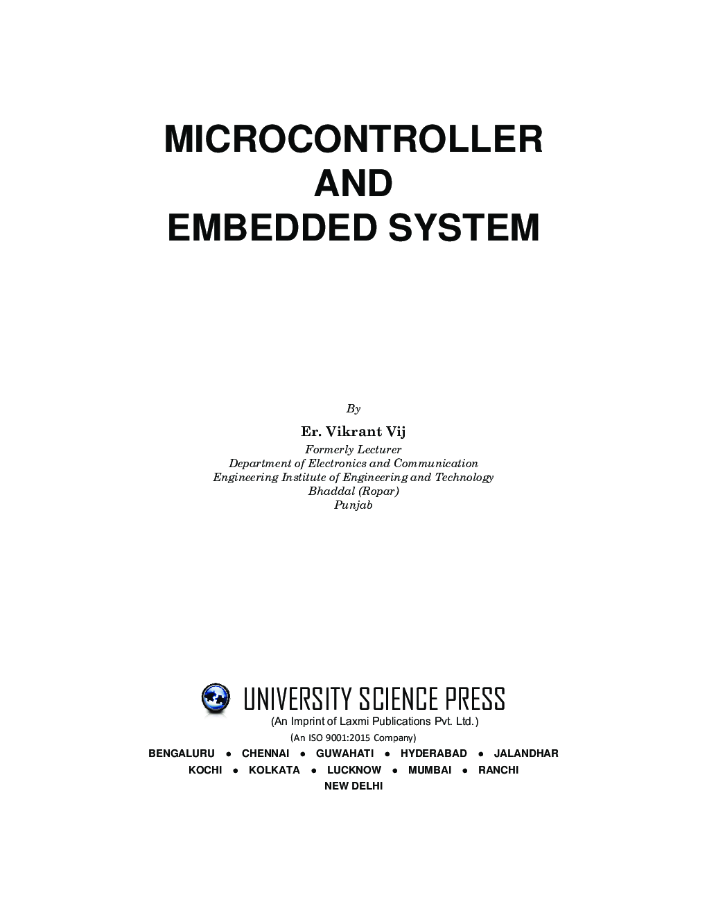 Microcontroller And Embedded System - Page 5