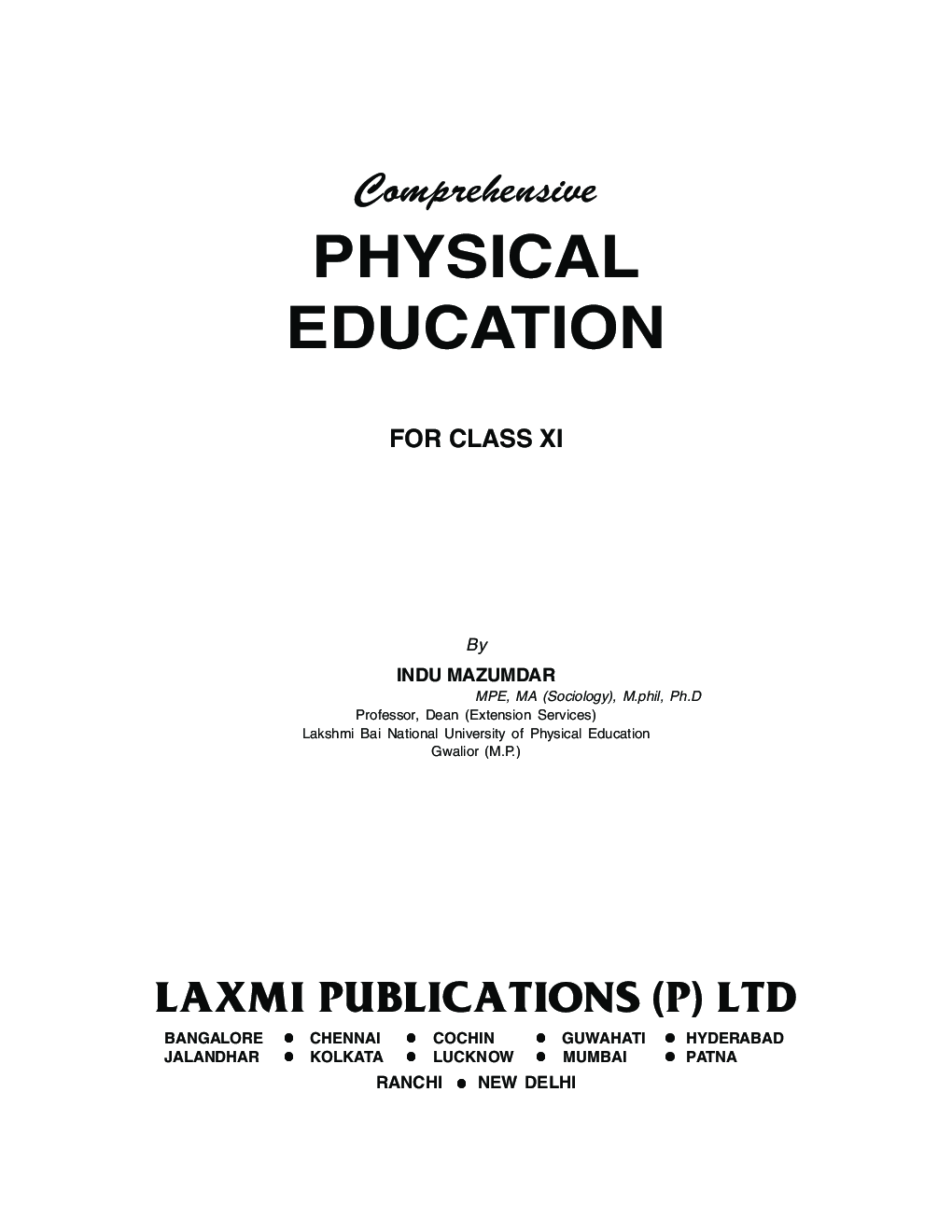 Comprehensive Physical Education XI - Page 5