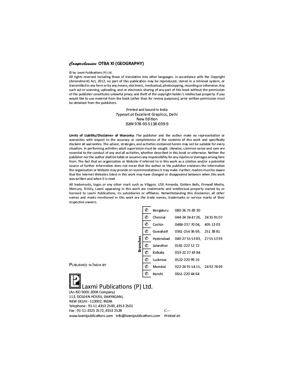 Comprehensive OTBA Geography XI - Page 4