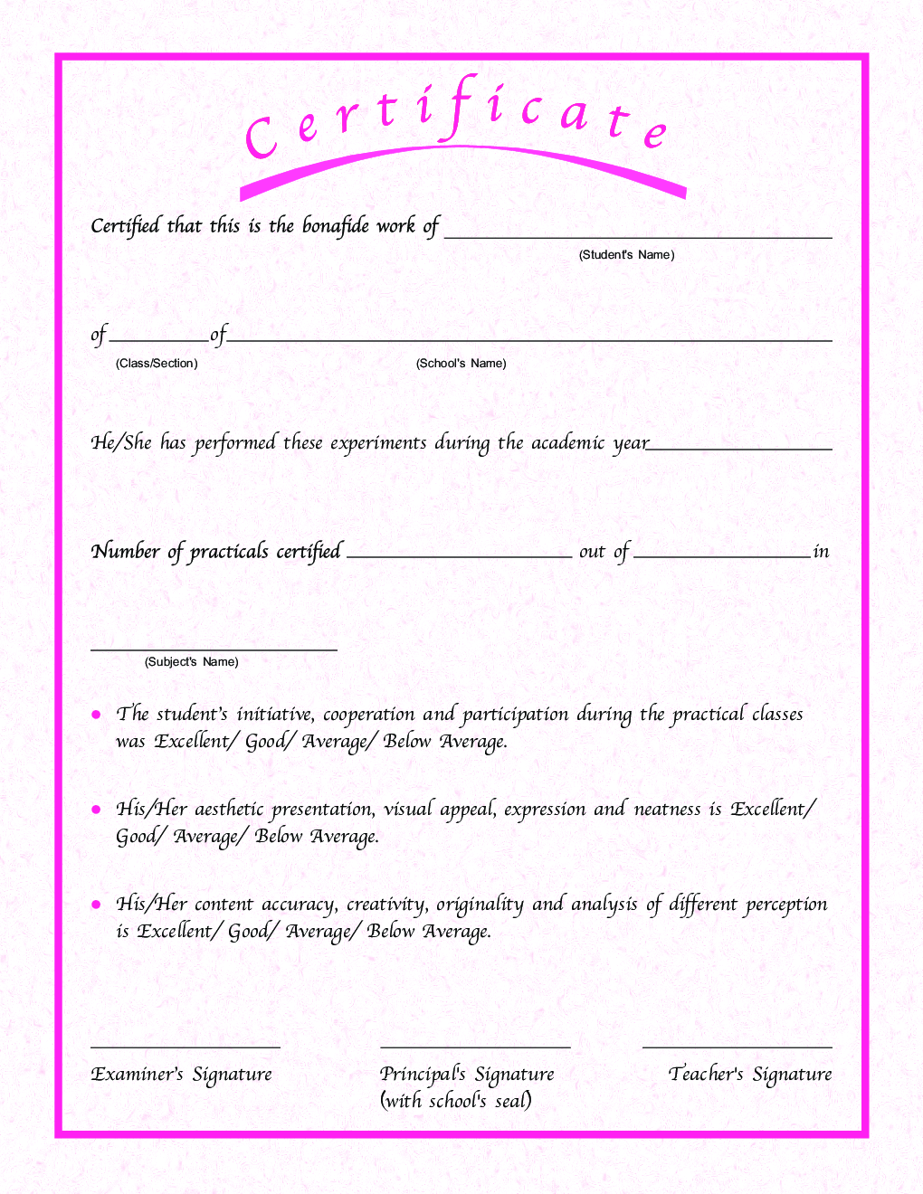 Comp. Lab Manual Physics X (ICSE Board) - Page 3