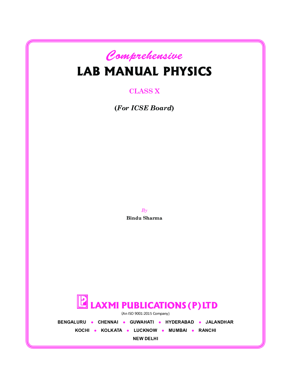 Comp. Lab Manual Physics X (ICSE Board) - Page 5