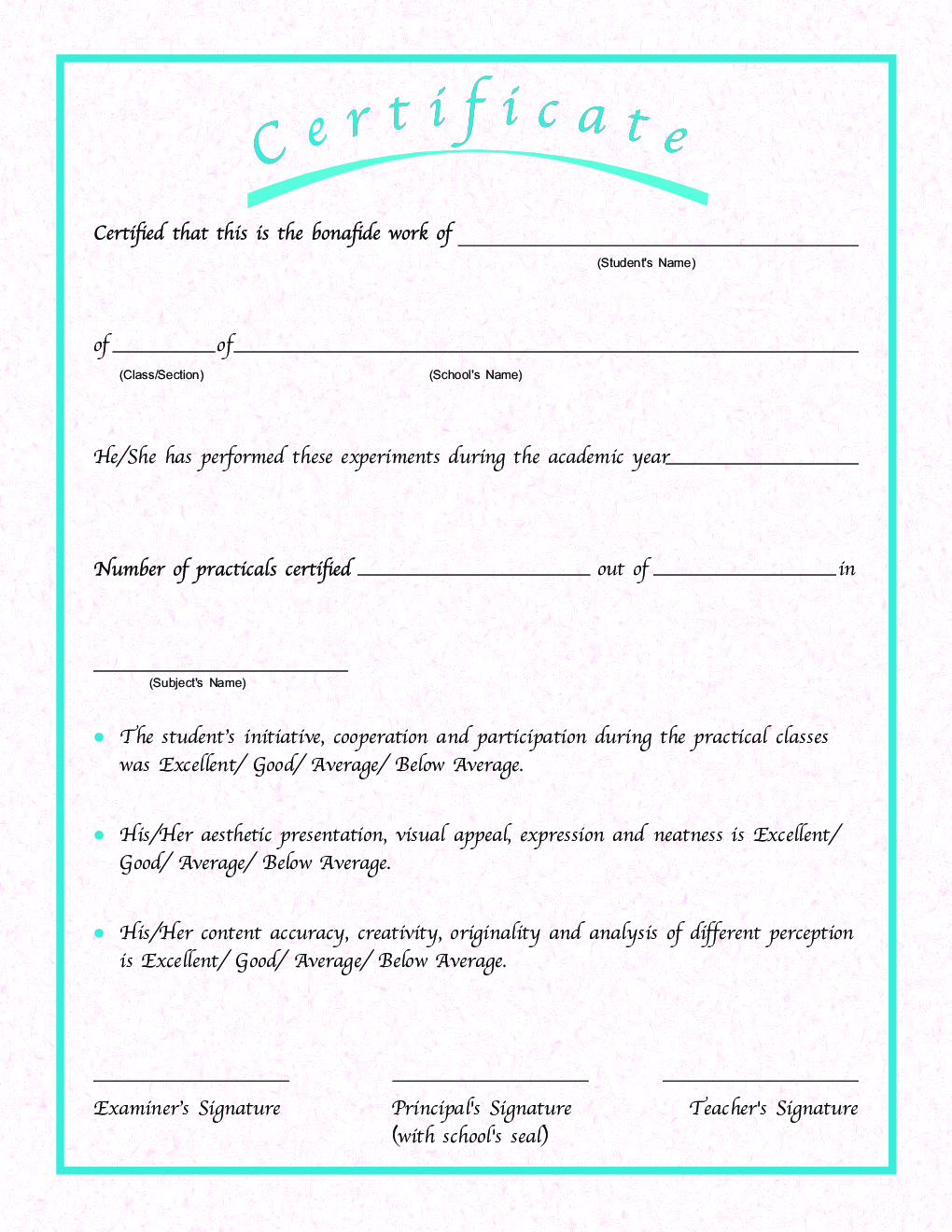 Comp. Lab Manual Biology X (ICSE Board) - Page 3
