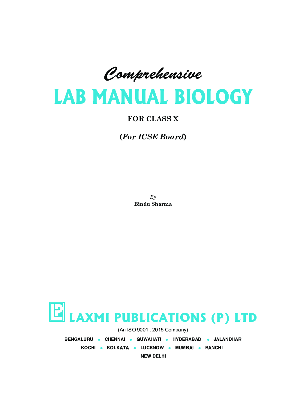 Comp. Lab Manual Biology X (ICSE Board) - Page 5