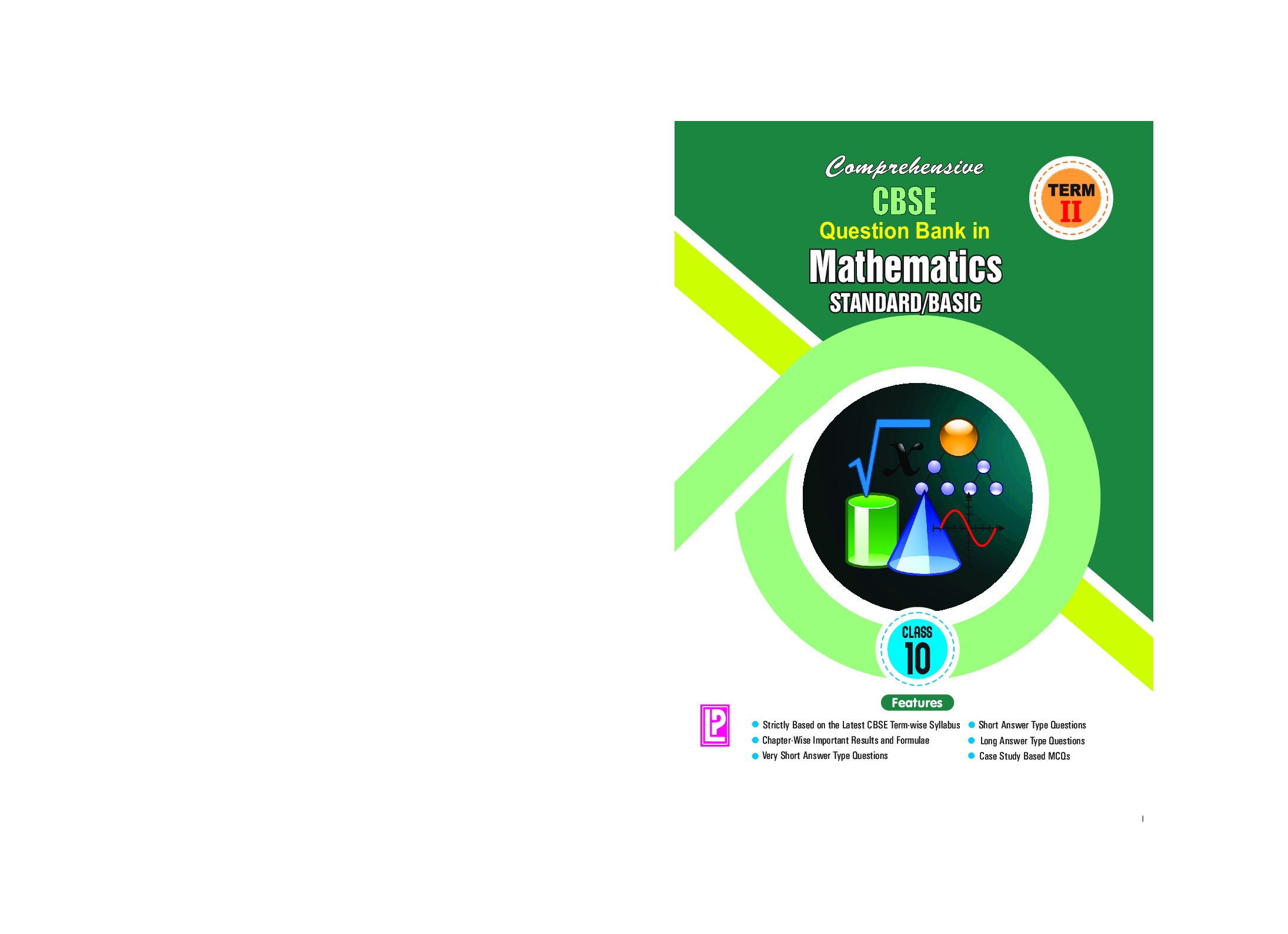 Comprehensive CBSE Question Bank in Mathematics X (Term-II) - Page 1