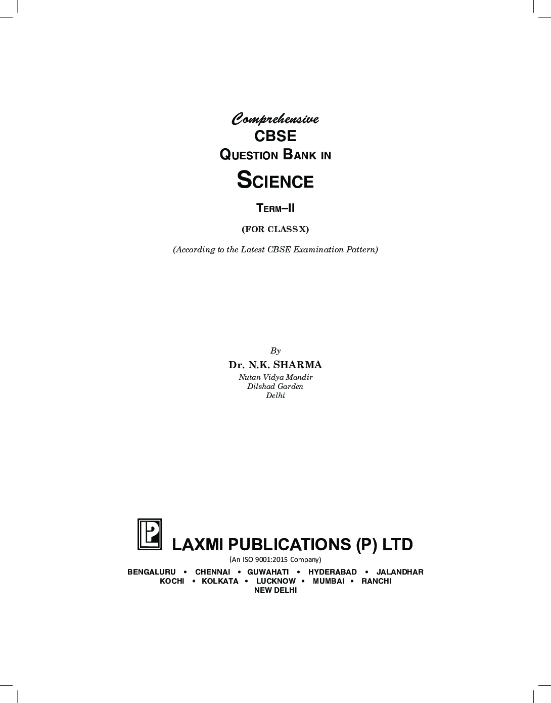 Comprehensive CBSE Question Bank in Science X (Term-II) - Page 5