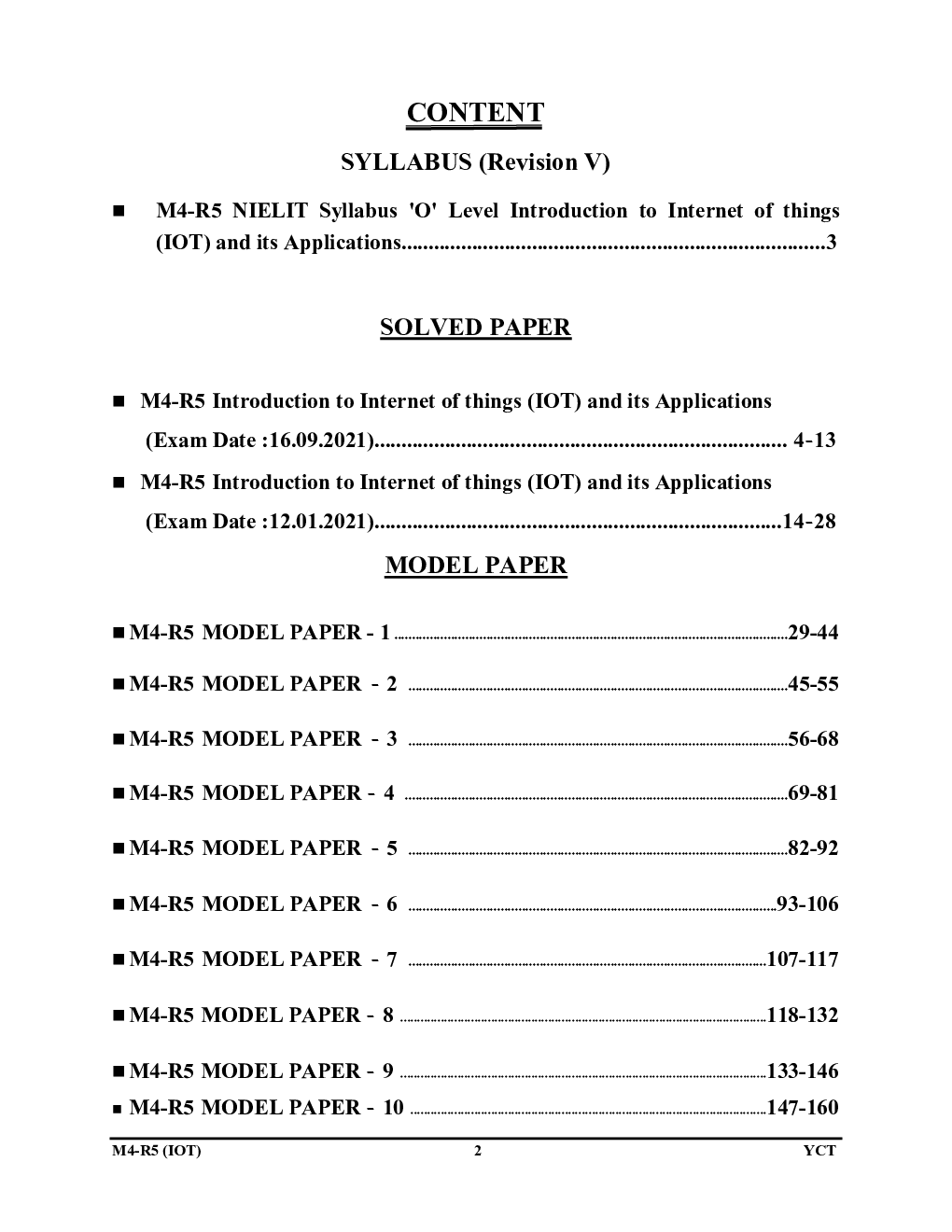 ‘O’ Level Introduction to internet of things (IOT) and its Application साल्व्ड पेपर्स एवं मॉडल प्रश्न पत्र 2022-23 - Page 3