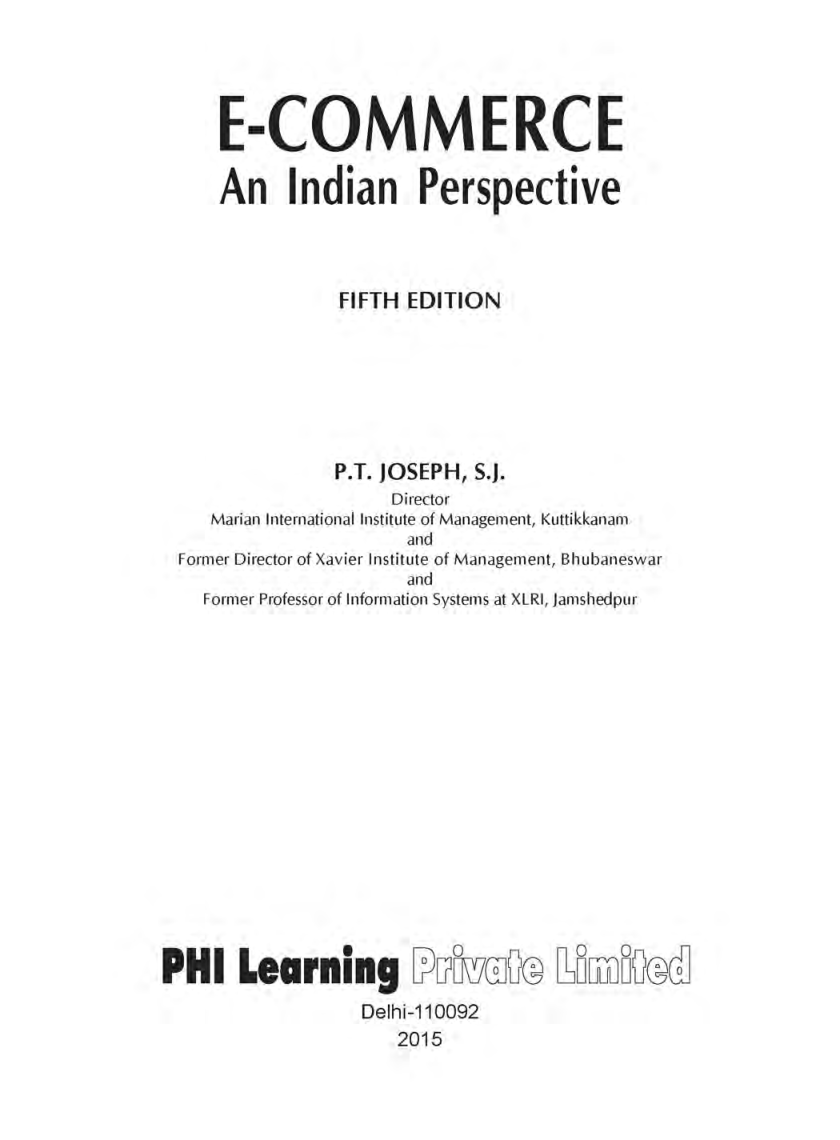 E-Commerce : An Indian Perspective - Page 2