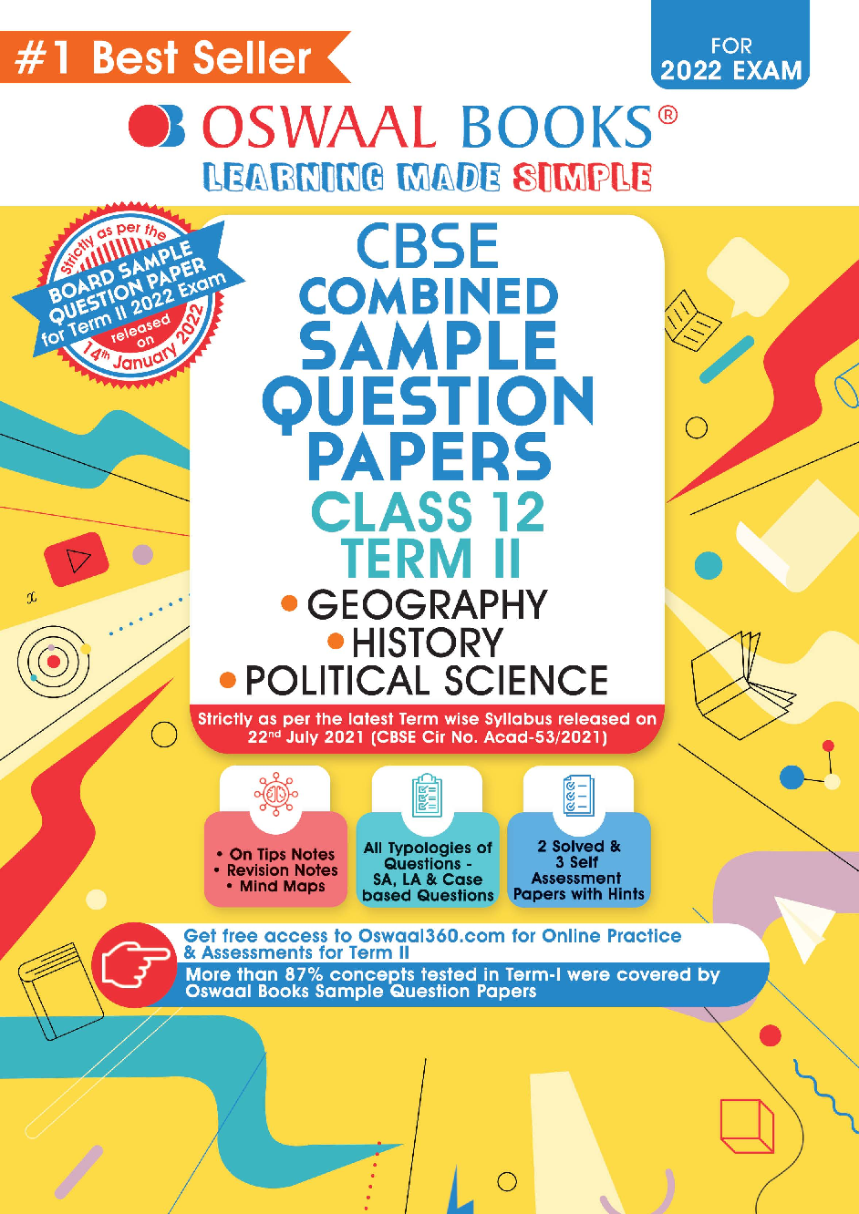 Download Oswaal CBSE Term 2 Combined History, Geography, Political