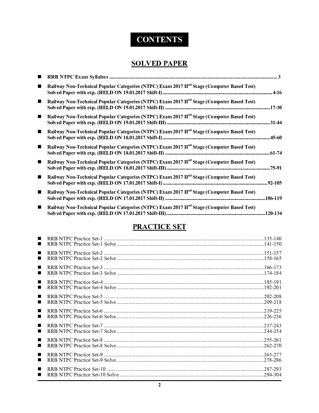 RRB NTPC) II-Stage Solved Papers and Practice Book 2022-23  - Page 3