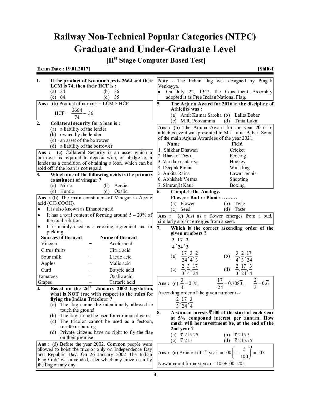 RRB NTPC) II-Stage Solved Papers and Practice Book 2022-23  - Page 5