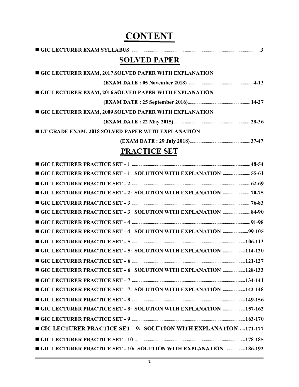 GIC Lecturer English Solved Papers & Practice Book Solution With Explanation - Page 3