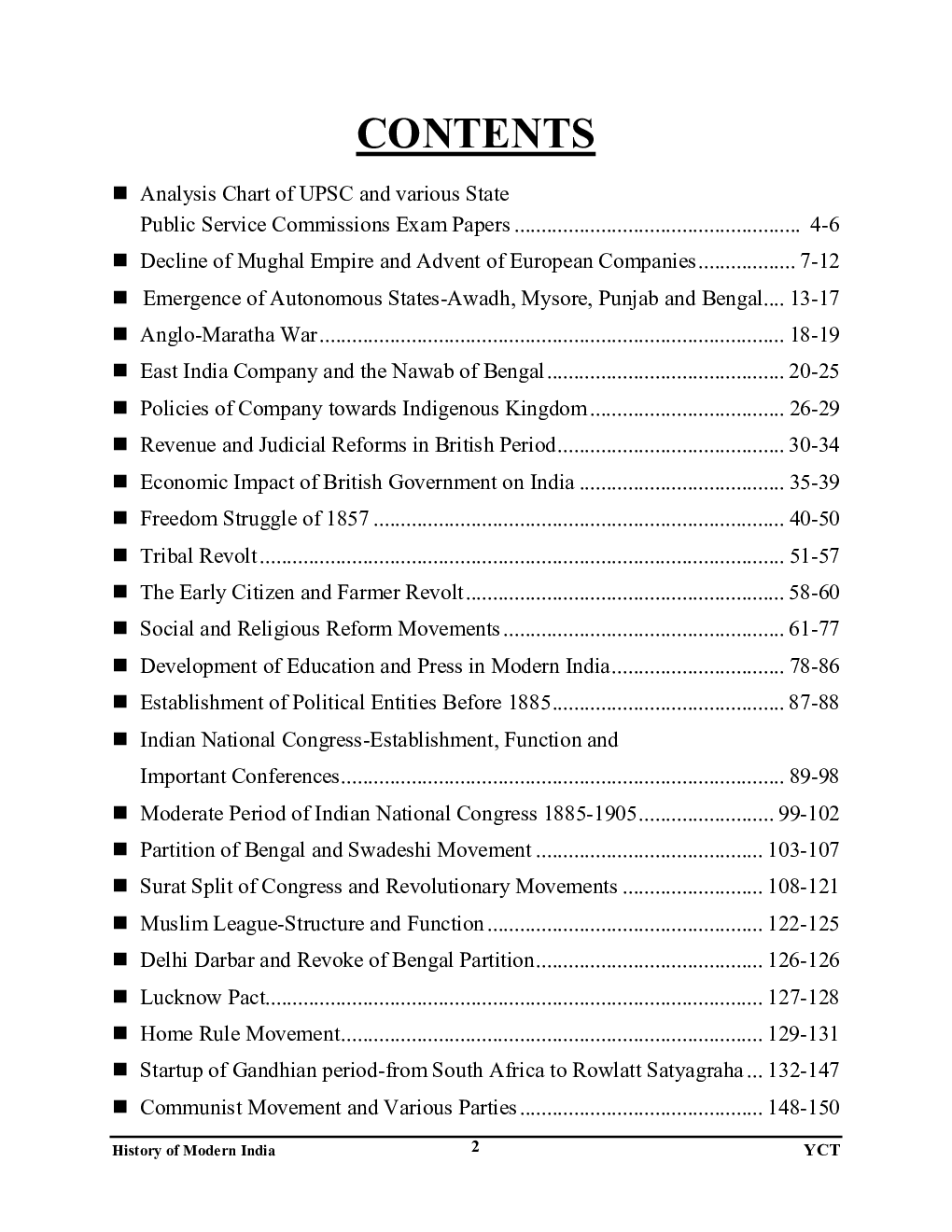 All IAS / PCS Modern India & Indian National Movement - Page 3