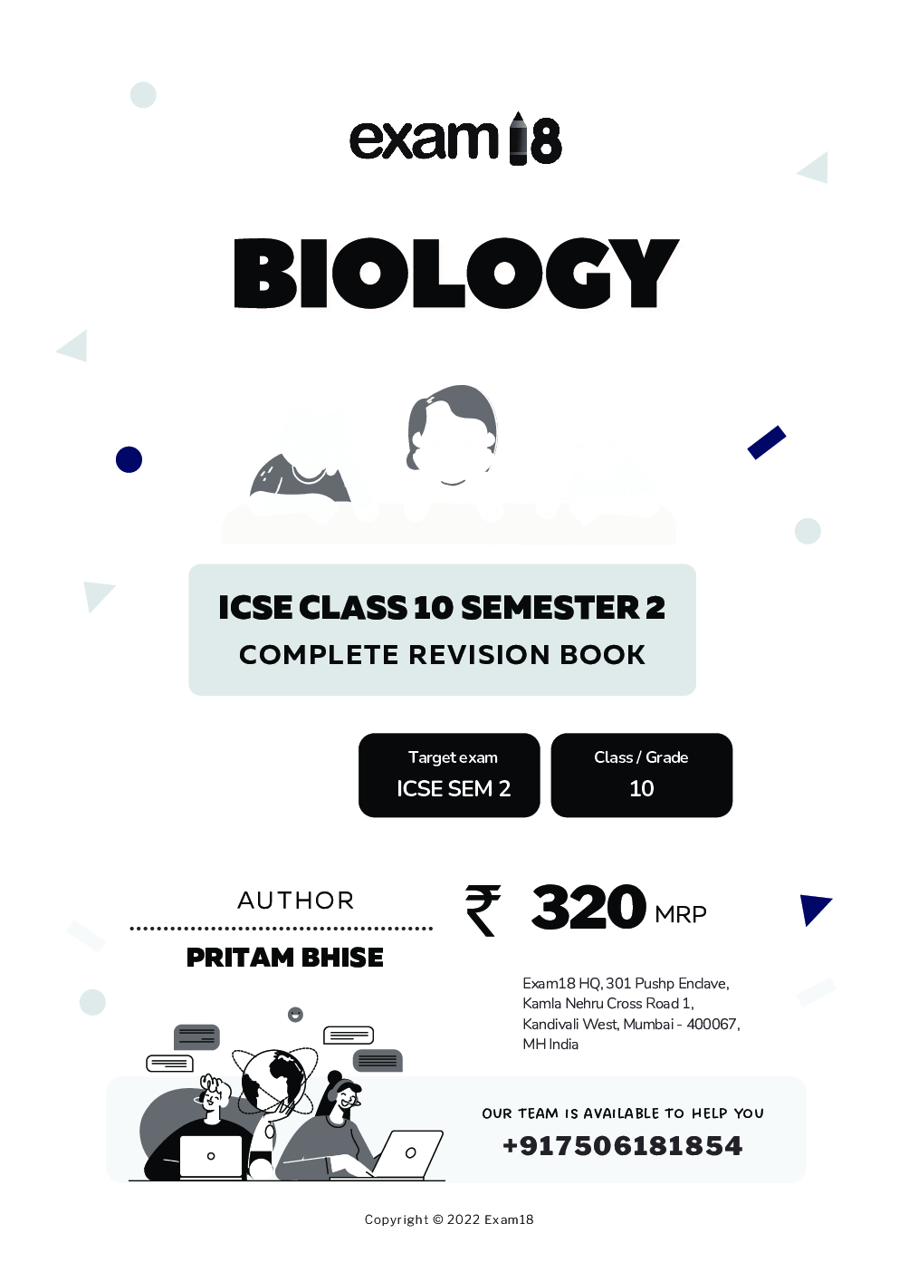 Exam18 ICSE Biology Semester 2 Class 10, MCQ & Subjective Revision Book, March 2022 Exams - Page 2