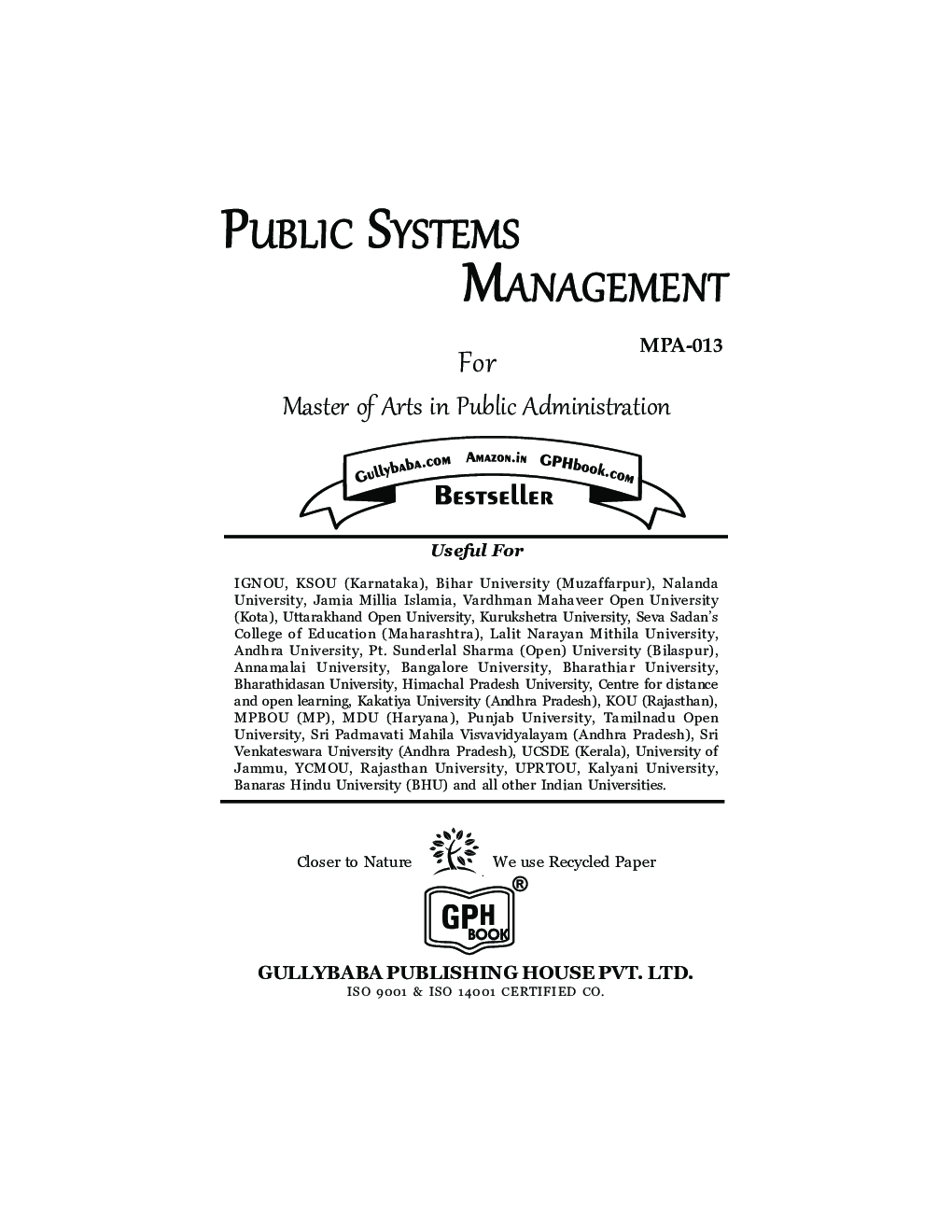 MPA-013 Public Systems Management - Page 2
