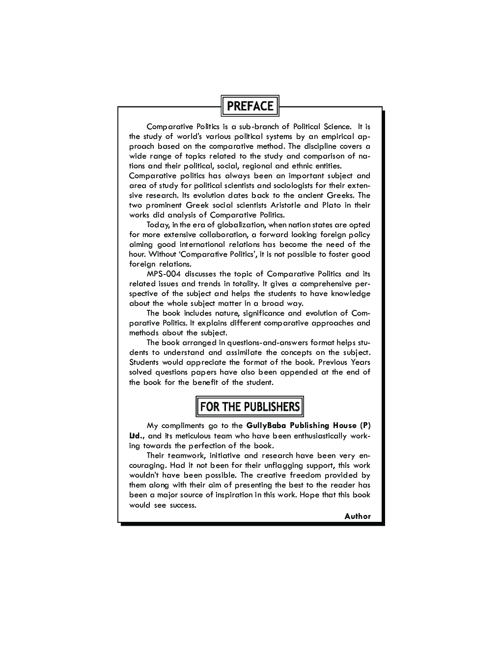 MPS-004 Comparative Politics : Issues And Trends - Page 4