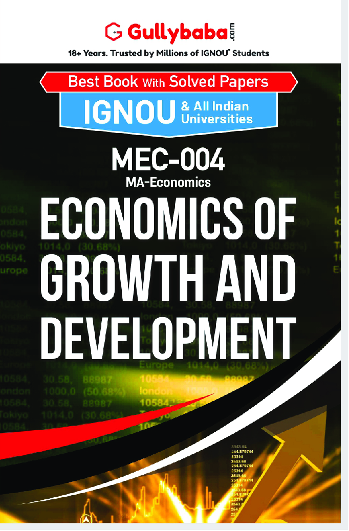 MEC­004 Economics of Growth and Development - Page 1