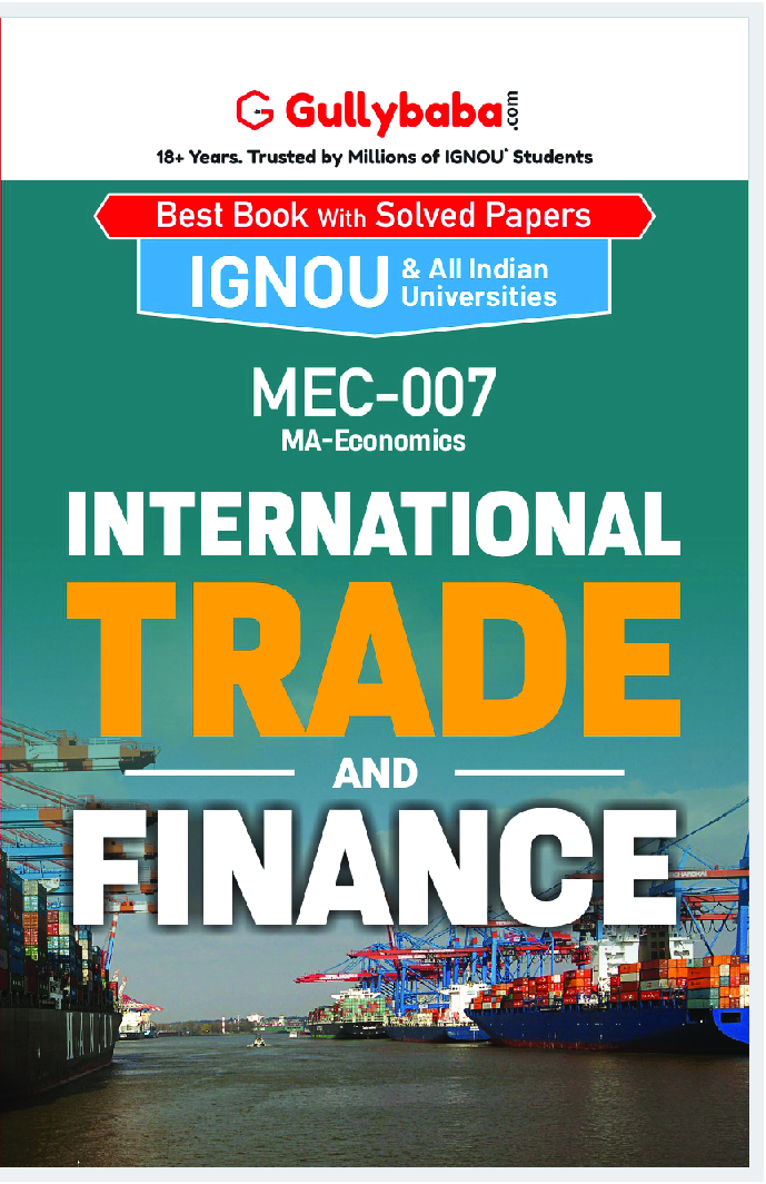 MEC-007 International Trade and Finance - Page 1