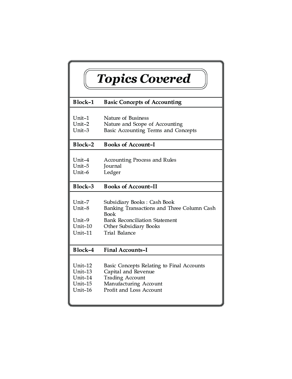 PCO–1 Preparatory Course In Commerce - Page 5