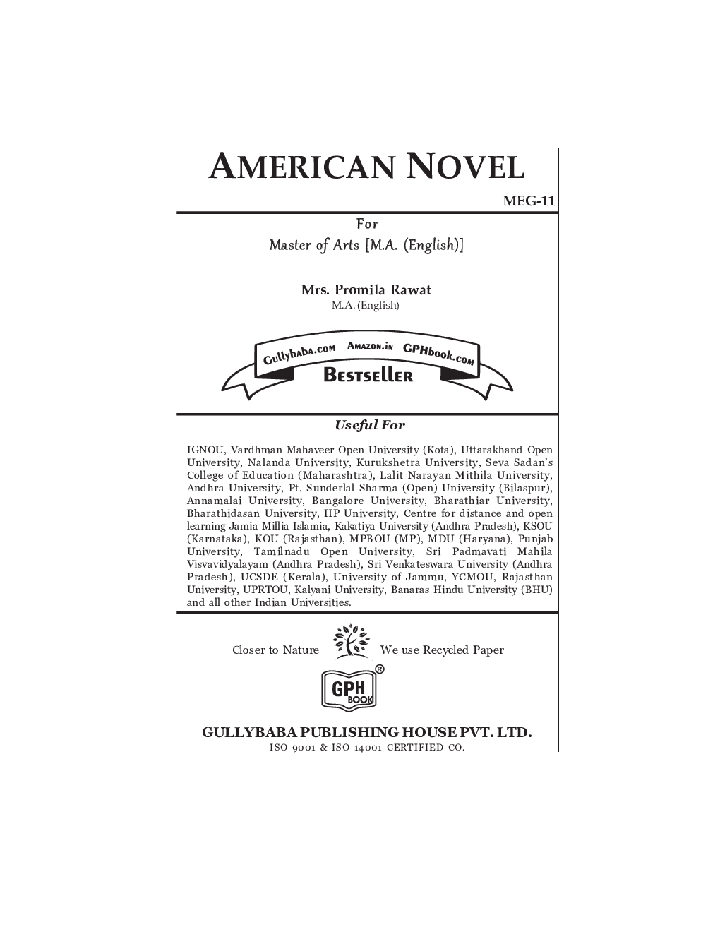 MEG-11 American Novel - Page 1