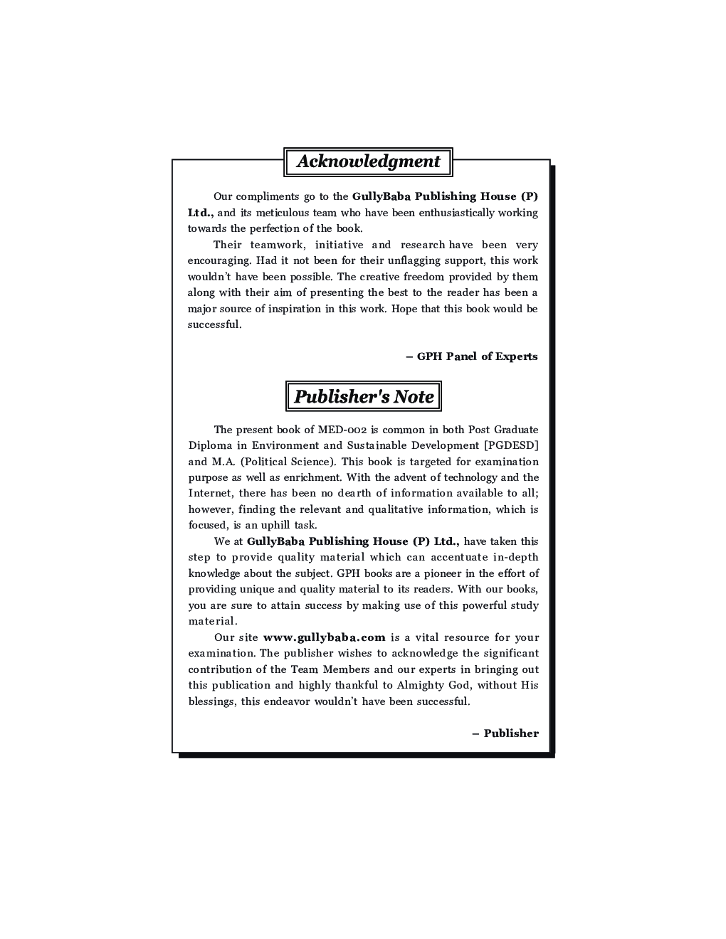 MED-02 Sustainable Development: Issues and Challenges - Page 4